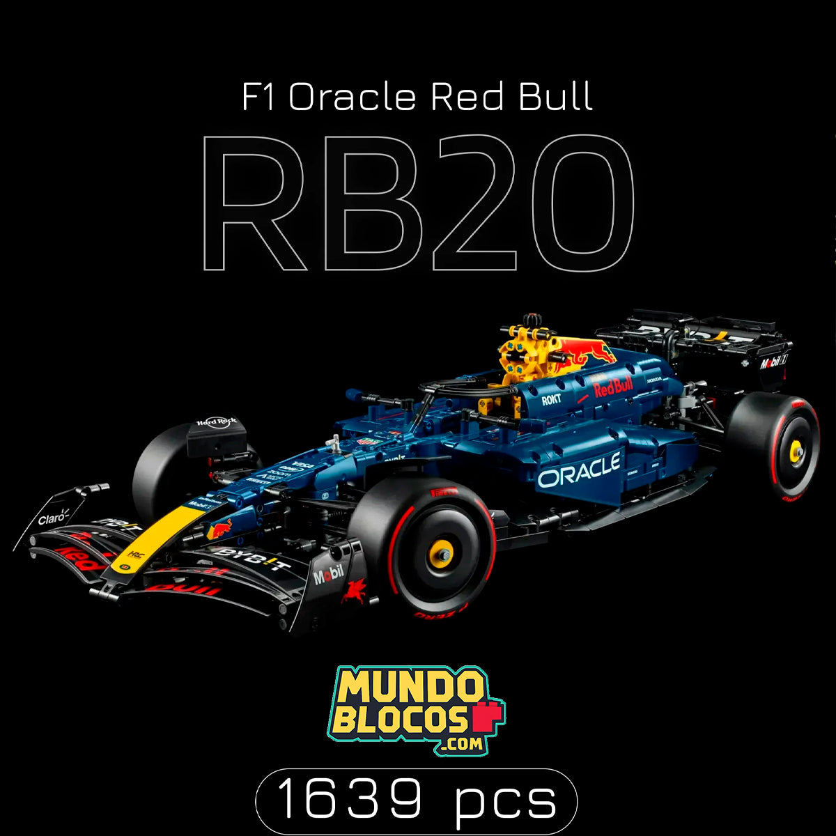 Fórmula 1 - Red Bull RB20 (1639 pecas)
