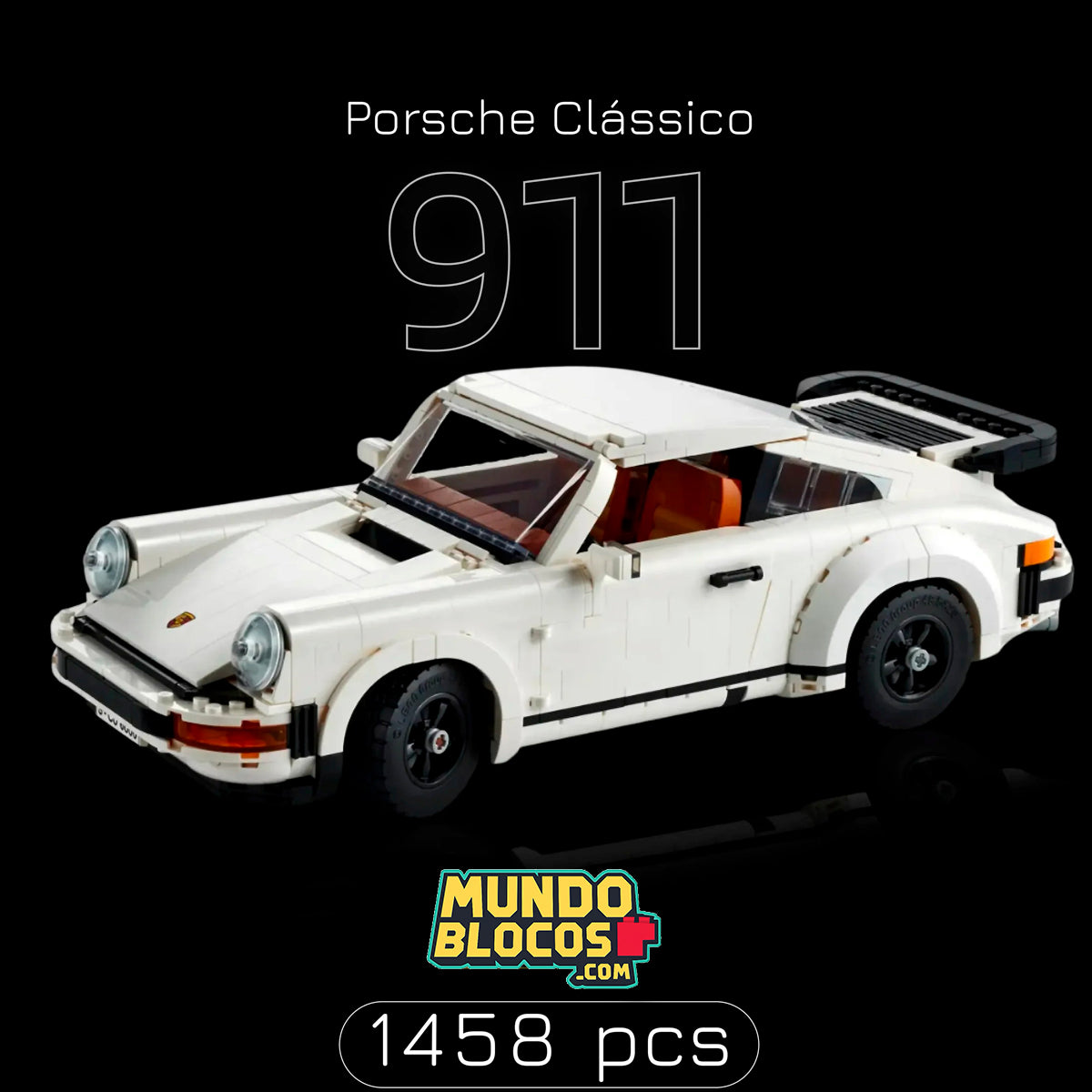 Porsche 911 Turbo ou Targa (1458 peças)