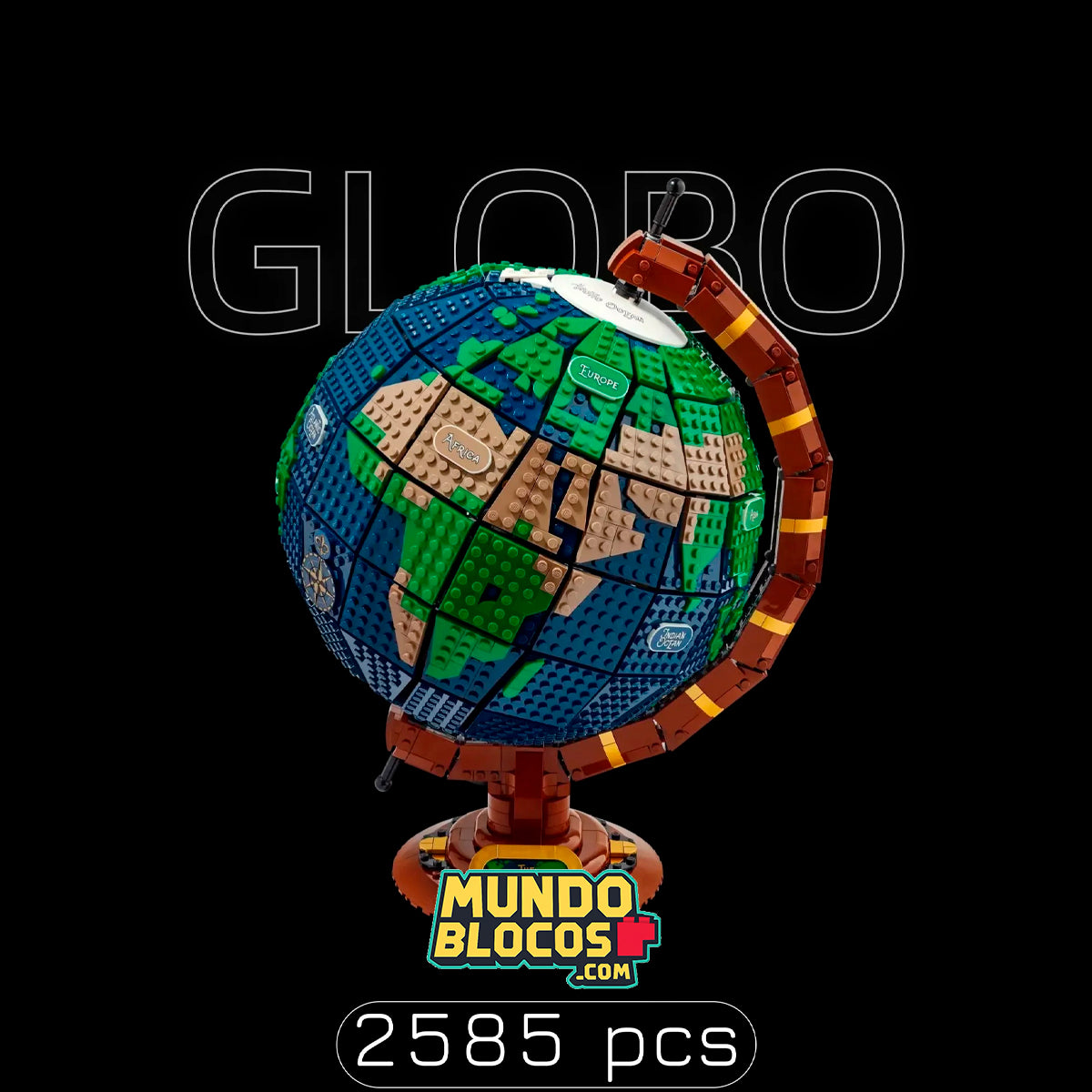 Globo Terrestre (2585 peças)