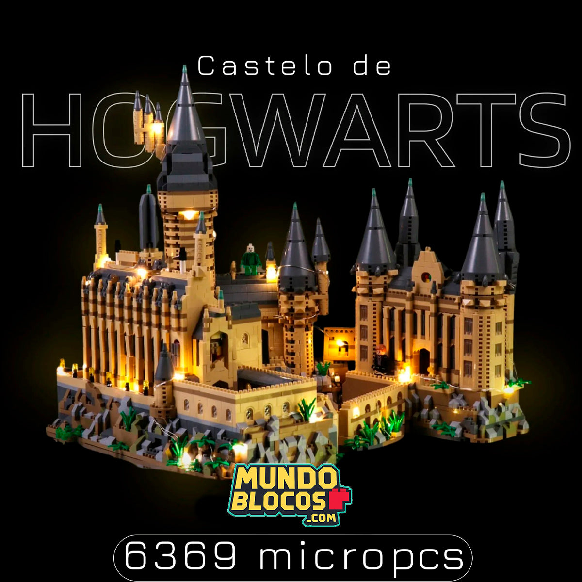 Castelo de Hogwarts (6020 peças)