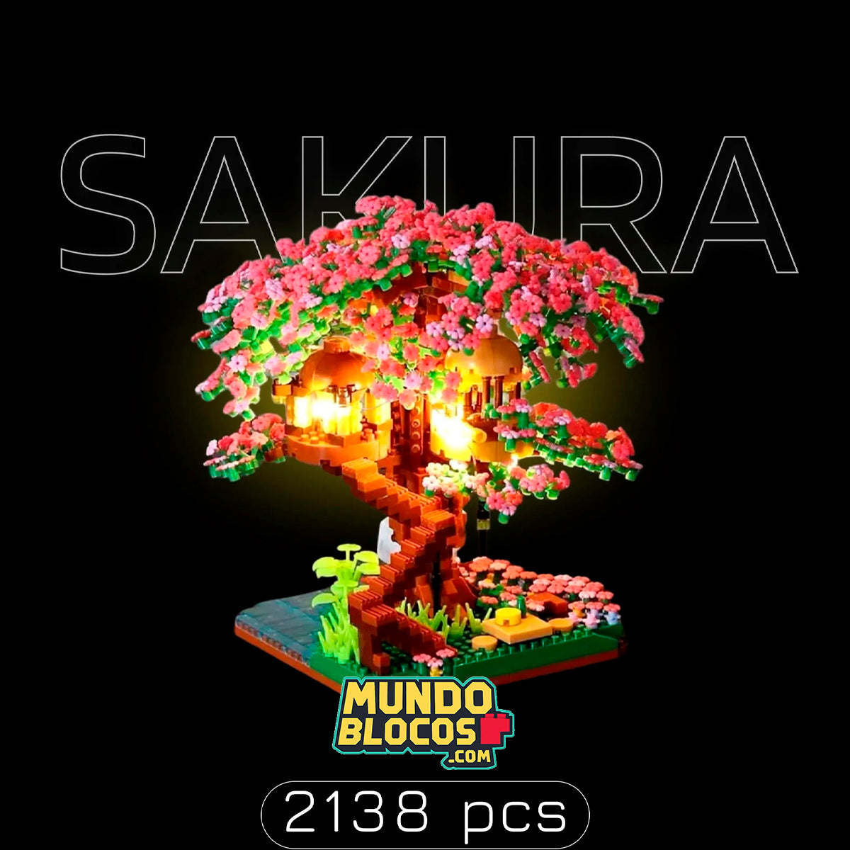Sakura - Cerejeira (2138 micro-peças)