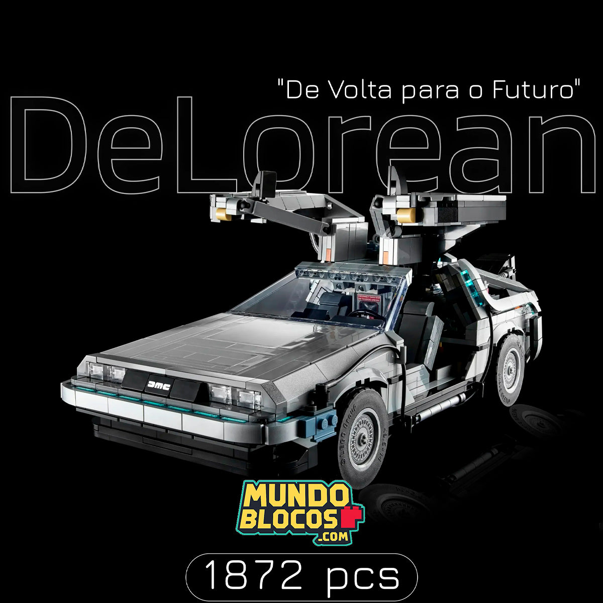 DMC De Lorean "De Volta para o Futuro" (1872 peças)