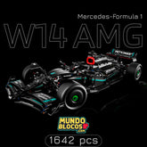 (80% OFF) F1 do HEPTACAMPEÃO MUNDIAL Lewis Hamilton (1642 peças)