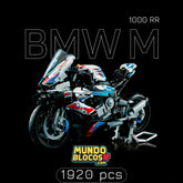 (80% OFF) BMW M 1000 RR de 45 centímetros de comprimento e 27 cm de altura (1920 peças)
