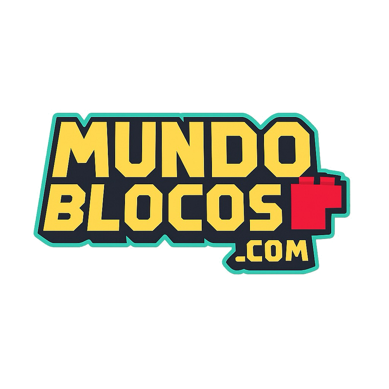 Adesivo mundo blocos